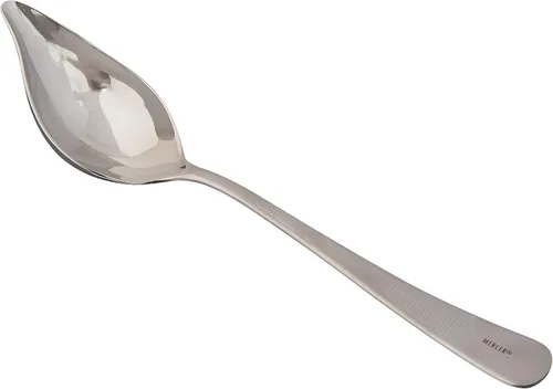 Vista 10 de Mercer Culinary Cuchara pequeña para saltear de acero inoxidable 18-8 con boquilla, 0.4 onzas, plata