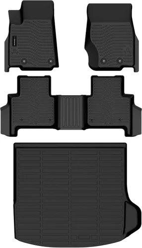 Vista 2 de Alfombrillas para Todo Clima Alfombrilla de Carga Compatibles con Jeep Grand Cherokee (WL Incluye 4xe, No WK2 o WL75) 2022-2025 Solo 5 Asientos
