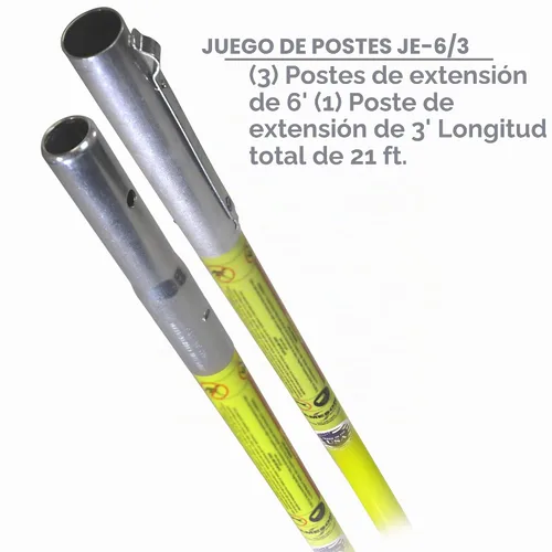 Vista 2 de Jameson Juego de postes de fibra de vidrio serie JE-6/3 JE