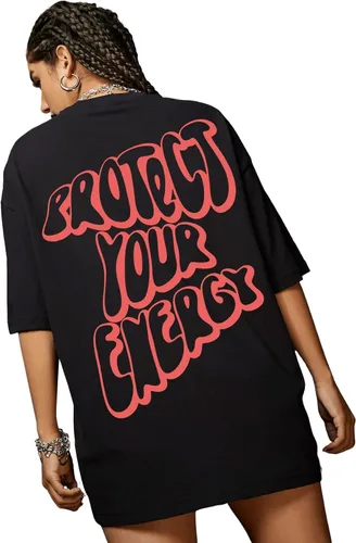 Vista 4 de SweatyRocks Camiseta de manga corta con cuello redondo para mujer