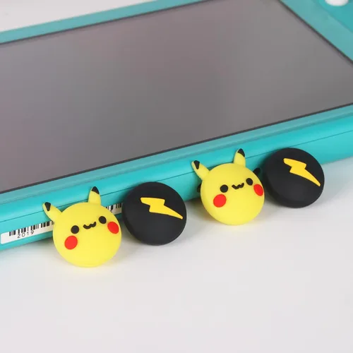 Vista 4 de TIKOdirect Lindas tapas de agarre para pulgar compatibles con Switch Joy-conOLEDSwitch Lite, agarre de tapa de mando Kawaii, 4 piezas, cubierta