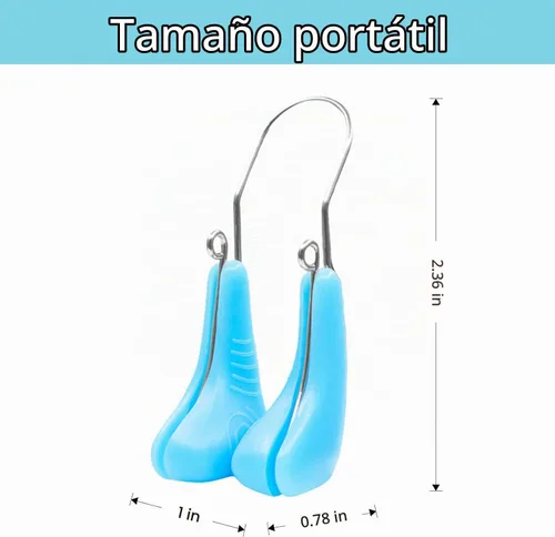 Vista 5 de AMIJEAL Nose Shaper Clip Pain-Free Nose Bridge Straightener Corrector Azul