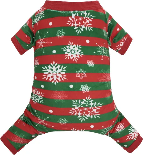 Vista 16 de CuteBone - Ropa para perros pequeños, enterizos suaves para cachorros, pijamas para perros, abrigo para mascotas, ropa para gatos, enterizo