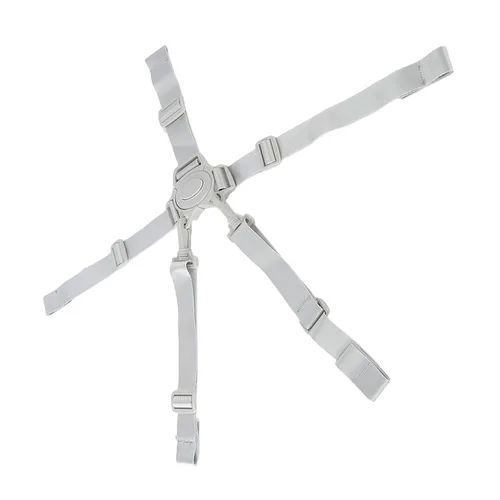Vista 6 de Cinturón de seguridad de 5 puntos para bebé, correas de repuesto universales ajustables para silla de bebé, material resistente y cómodo