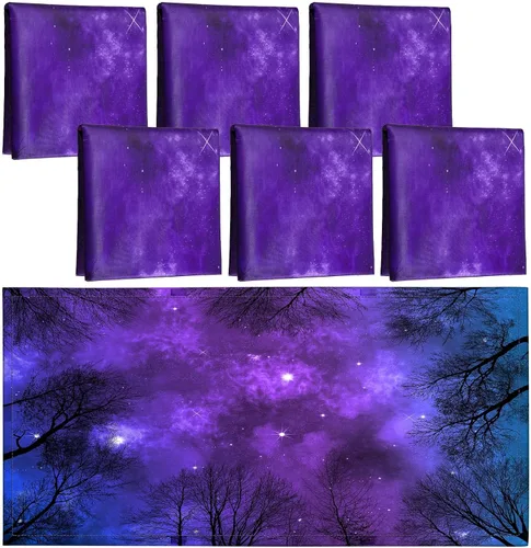 Vista 9 de Hortsun 6 cubiertas de luz fluorescente, filtros de luz magnéticos de 4 x 2 pies, imprescindibles para suministros para profesores, cubiertas
