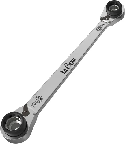 Vista 5 de LABEAR Llave de trinquete reversible de doble extremo SAE 8 en 1