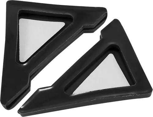 Vista 4 de X AUTOHAUX 2 unids PVC universal puerta esquina borde guardias parachoques cubierta negro