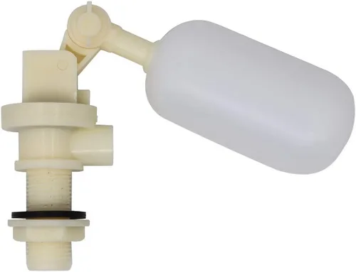 Vista 2 de Válvula de flotador de 1/2 3 piezas de bola de agua automática de agua con brazo ajustable para tanque de agua para ganado