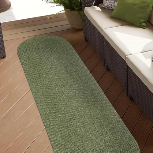 Vista 38 de Superior Alfombra de área grande para interiores y exteriores, reversible, trenzada, decoración del piso del hogar para sala de estar, cocina