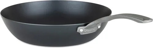Vista 8 de Viking Sartén antiadherente, utensilios de cocina de acero al carbono azul de 10 pulgadas, negro
