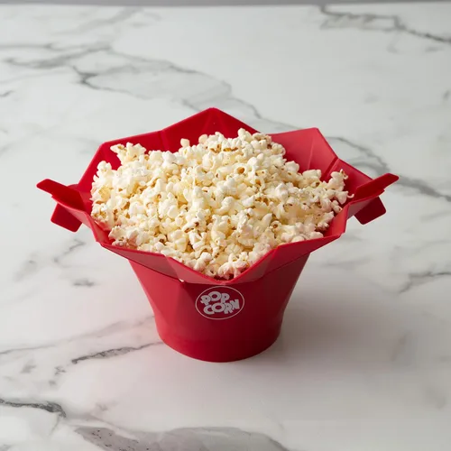 Vista 7 de Recipiente apto microondas para palomitas de maíz Chef 'n (rojo).