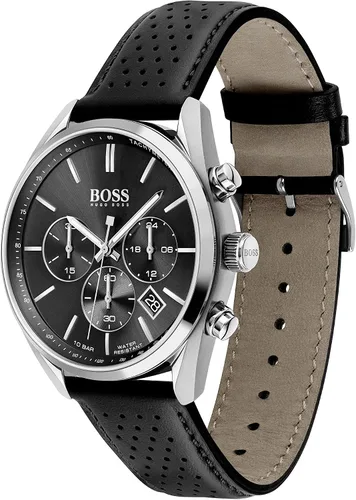 Vista 2 de BOSS Mens Chronograph Quartz Watch Premium Design with 100M Water Resistance Sporty and Refined Timepiece