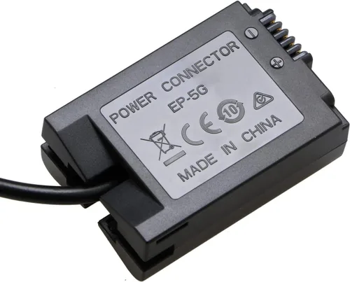 Vista 9 de Glorich EP-5G Acoplador DC EN-EL25 ENEL25 EN-EL25a ENEL25a Batería ficticia EH-5 Adaptador de fuente de alimentación de CA Conector de alimentación
