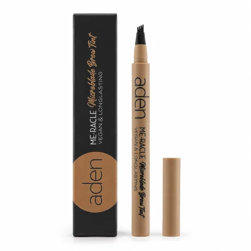 Vista 8 de ADEN Microblading - Pluma de cejas – Punta de triple tiempo para cejas naturales similares al cabello, impermeable, a prueba de manchas y larga