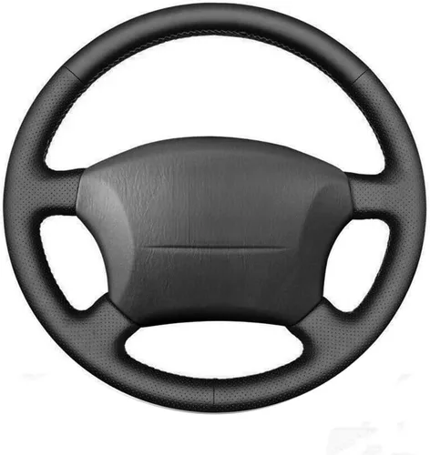 Vista 8 de Funda de Volante de Cuero Genuino de Ajuste Personalizado para Lexus LX450 1996 1997 / LX470 1998-2002 / Toyota Land Cruiser 1995 1996 1997 1998