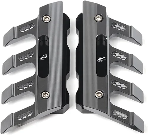 Vista 8 de Guardabarros delantero de motocicleta deslizante anticaída para Hyosung GT125R GT250R GT650R GT650S (color: negro)