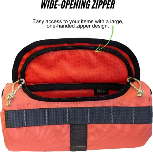 Vista 3 de Bolsa para manillar (Bikeday Cake) Capacidad de 2 litros Amplia bolsa para bicicleta con 2 correas de hebilla extra largas y 1 correa de gancho