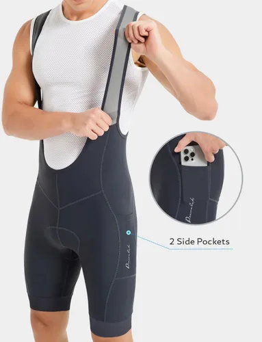Vista 35 de Przewalski - Culote de ciclismo para hombre acolchado 3D, excelente rendimiento y mejor ajuste