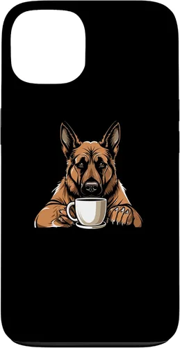 Vista 6 de iPhone 16 Dog Breed Coffee - German Shepherd Case