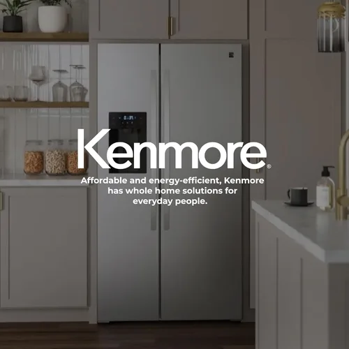 Vista 10 de Kenmore Accela Chill, refrigerador lado a lado con congelador de 36 pulgadas, dispensador de agua y hielo, estantes de vidrio ajustables
