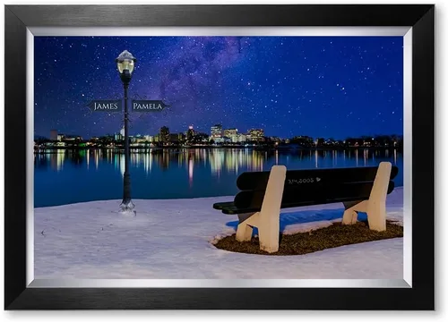 Vista 42 de IPIC - Personalized Framed Canvas with Custom Street Sign in Boston Personalized Street Signs with Names, Custom Canvas Print, Boston Sunset