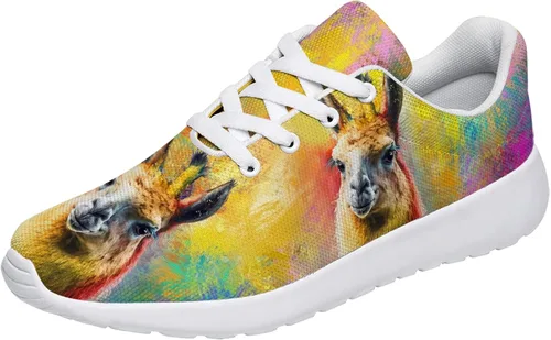 Vista 3 de vogiant Tenis deportivos de moda para hombre y mujer, zapatos deportivos para correr, informales, transpirables, tenis para caminar, regalos