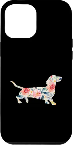 Vista 25 de Funda para perro salchicha floral para iPhone 12 mini