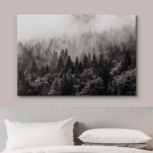 Vista 169 de wall26 Prado con álamos por Claude Monet - Arte moderno impresionista, arte en lienzo para el hogar, 12 x 18 pulgadas