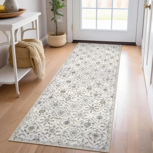 Vista 25 de KILOCOCO Alfombra marroquí pequeña, de 2 x 3 pies, color negro/dorado, súper suave, lavable, para interiores, vintage, lavable, antideslizante