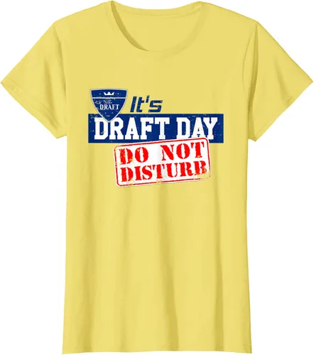 Vista 42 de It 's Fantasy Fútbol Proyecto de Día, Do Not Disturb playera, Anaranjado Gris Oscuro
