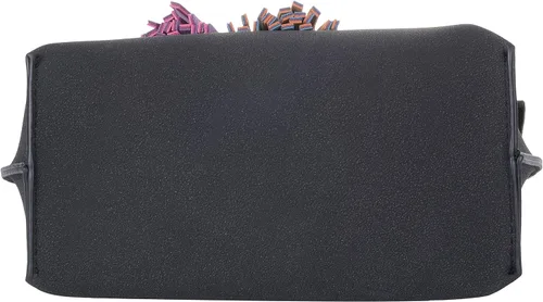 Vista 5 de QZUnique Bolso bandolera mediano de nobuck para mujer con borla colorida