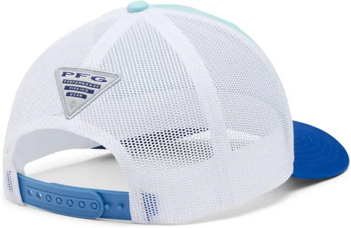 Vista 32 de Columbia Gorra de bola de malla Bandera antigua de malva/blanco/pescado