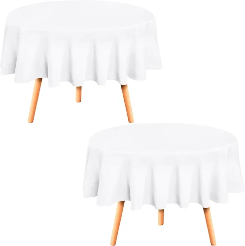 Vista 49 de Utopia Kitchen Mantel rectangular, 1 paquete, mantel lavable a máquina, mantel de poliéster para comedor, fiestas de bufé, pícnics, eventos, bodas