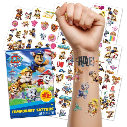 Vista 8 de My Little Pony Temporary Tattoos for Kids 200 pack. Made in the USA w Certified Safe Ink.