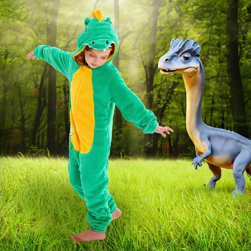 Vista 6 de Disfraz de animal para niños, ropa para el hogar, Halloween, cosplay, invierno, disfraz de una pieza
