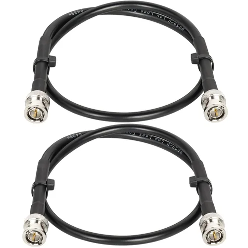Vista 15 de XRDS -RF Cable SDI de 1 pie, cable de video digital macho BNC 75 ohmios RG59 BNC Cables soporta HD-SDI/3G/6G-SDI/4K/8K (2PCS)