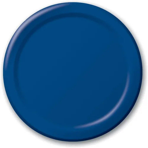 Vista 8 de Creative Converting 318915 - 24 platos de banquete de papel, 10 pulgadas, amatista