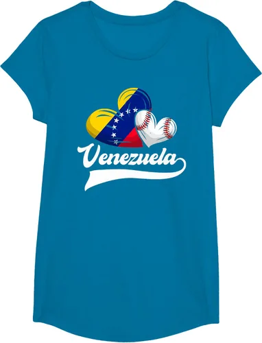 Vista 79 de Camiseta de béisbol venezolana con diseño de corazón y bandera de Venezuela, Negro