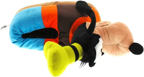 Vista 156 de Happy Feet - Pantuflas con licencia oficial de Disney y Pixar, pantuflas figurales para hombres, mujeres, niños, como se ve en Shark Tank