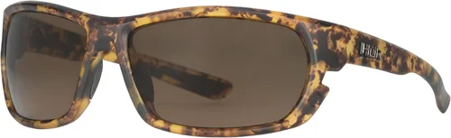 Vista 31 de HUK Gafas de sol, lentes polarizadas con marcos de rendimiento, gafas de sol para pesca, deportes y exteriores (Challenge) Espejo azul/negro mate
