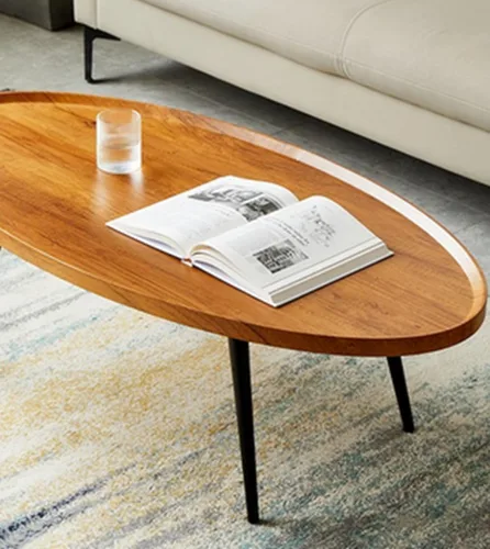 Vista 5 de Mesa de centro moderna para sala de estar de madera