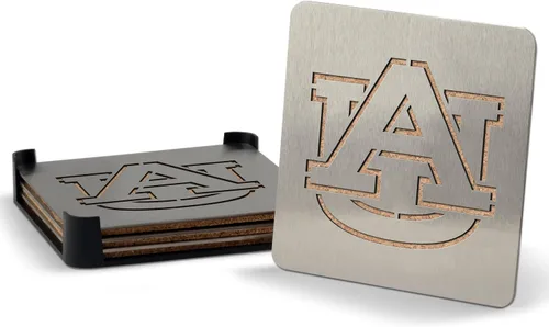 Vista 24 de YouTheFan NCAA Boasters, juego de posavasos de 4 piezas