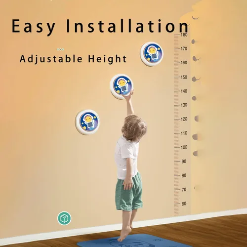 Vista 5 de Entrenador de salto alto para niños, contador inteligente de salto alto, juguete de contador de descompresión con número de transmisiones de voz