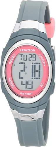 Vista 14 de Armitron Reloj deportivo con cronógrafo digital para mujer, correa de resina, 45/7034