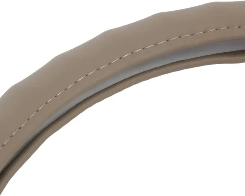 Vista 9 de Motor Trend Funda protectora para volante ergonómico/Protector de agarre para volantes de tamaño pequeño en automóviles, vehículos utilitarios Cuero