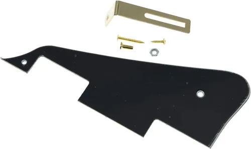 Vista 55 de KAISH Golpeador de guitarra Abalone Pearl LP con soporte negro para Epiphone Les Paul