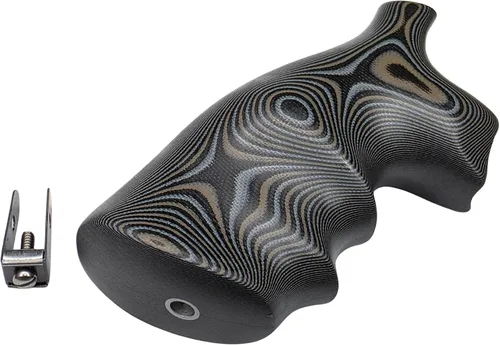 Vista 4 de Hogue Hogue, S&W K/L Frame Round Butt Grips, Convertir, Ranuras para los dedos, G10