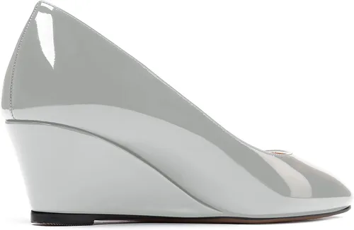 Vista 5 de WAYDERNS Zapatos de tacón bajo con punta cuadrada de charol para mujer, 2 pulgadas