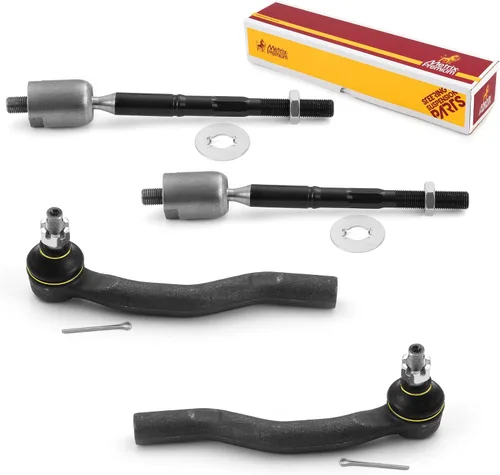Vista 222 de Metrix Premium Chassis Parts - Kit de 4 piezas de extremos de barra de acoplamiento frontal exterior e interior compatible con Nissan Pathfinder