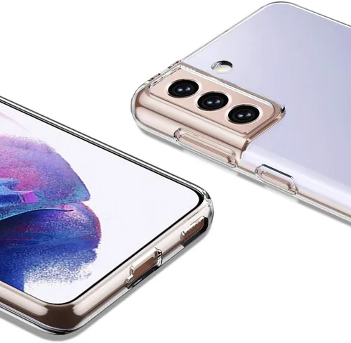 Vista 8 de Funda para Samsung Galaxy S21 Plus, ultra delgada y flexible, TPU resistente a los arañazos, gel de goma suave de silicona protectora transparente